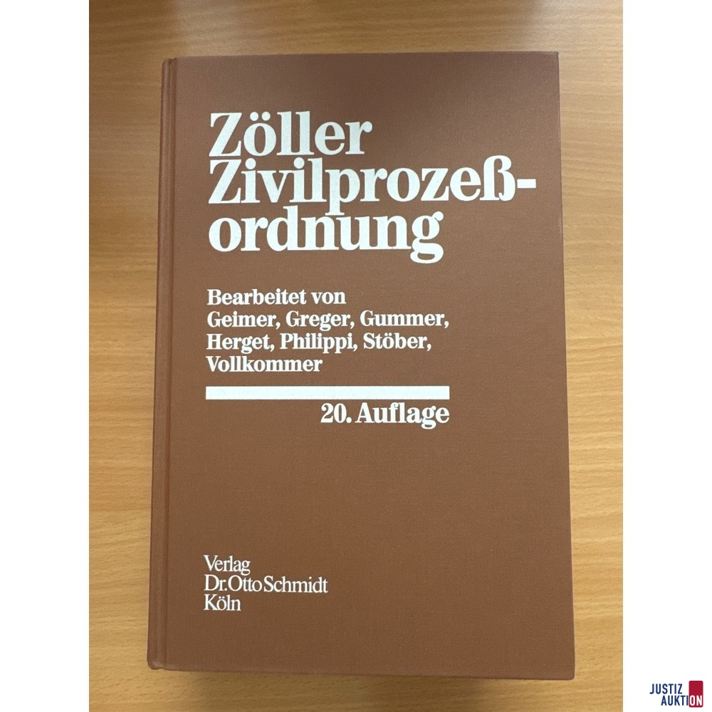 ZPO Zöller Auflage 20