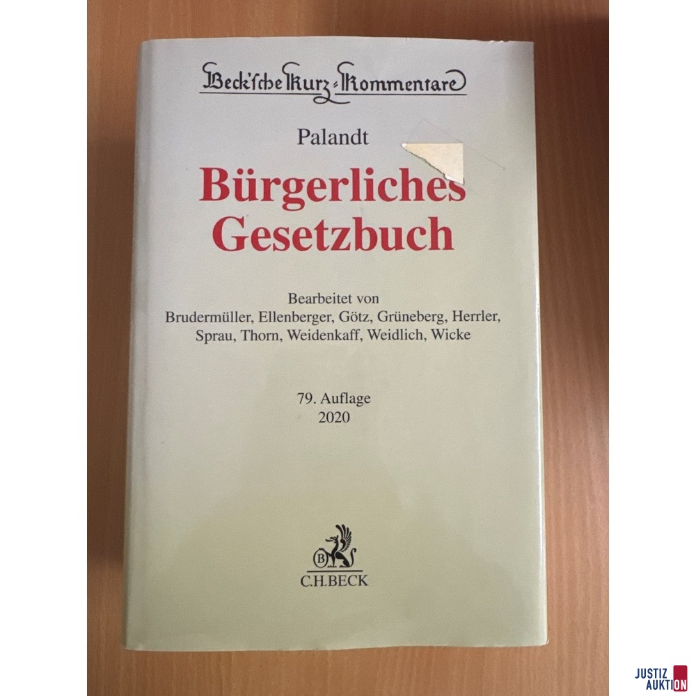 BGB Palandt Auflage 79