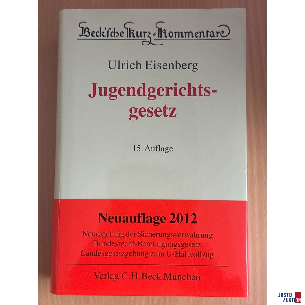 Jugendgerichtsgesetz Auflage 15
