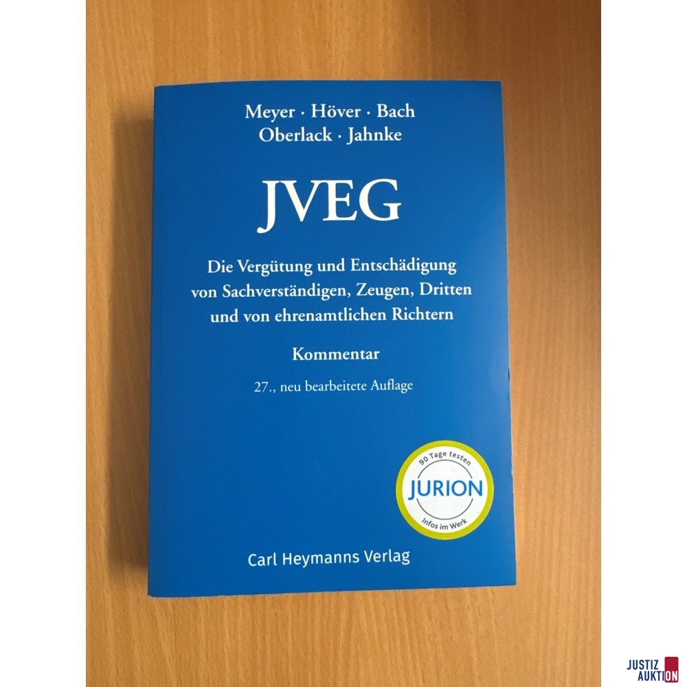 JVEG Auflage 27