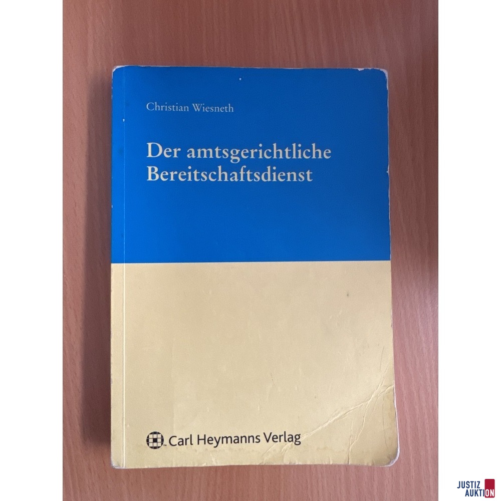 Der amtsgerichtliche Bereitschaftsdienst 2009