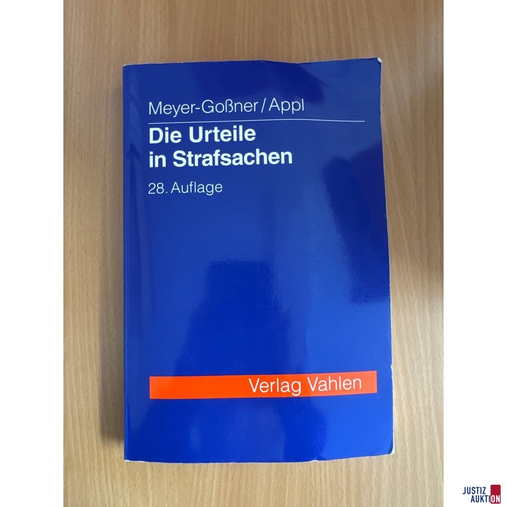 Die Urteile in Strafsachen Auflage 28