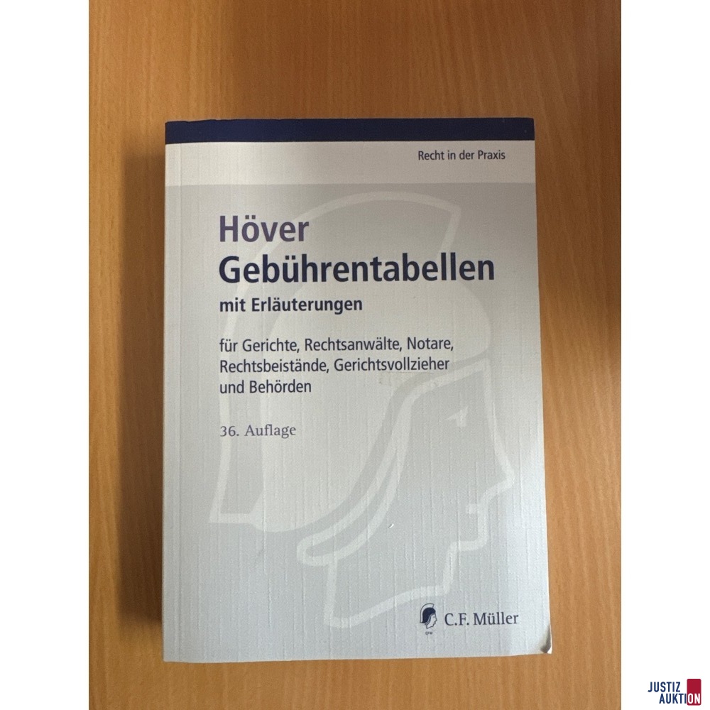 Höver Gebührentabellen Auflage 36