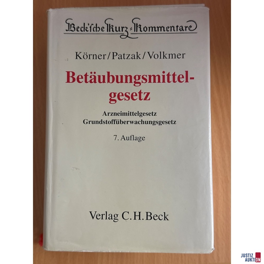 Betäubungsmittelgesetz Auflage 7