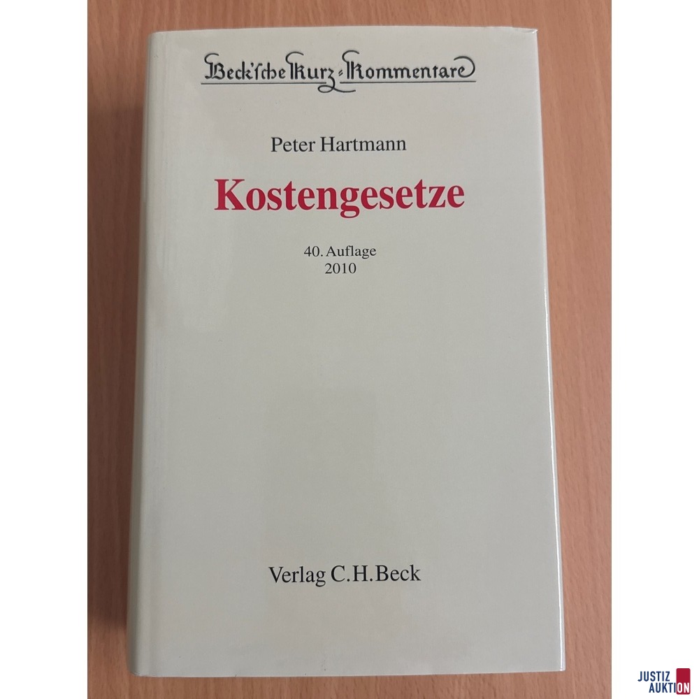 Kostengesetze Auflage 40