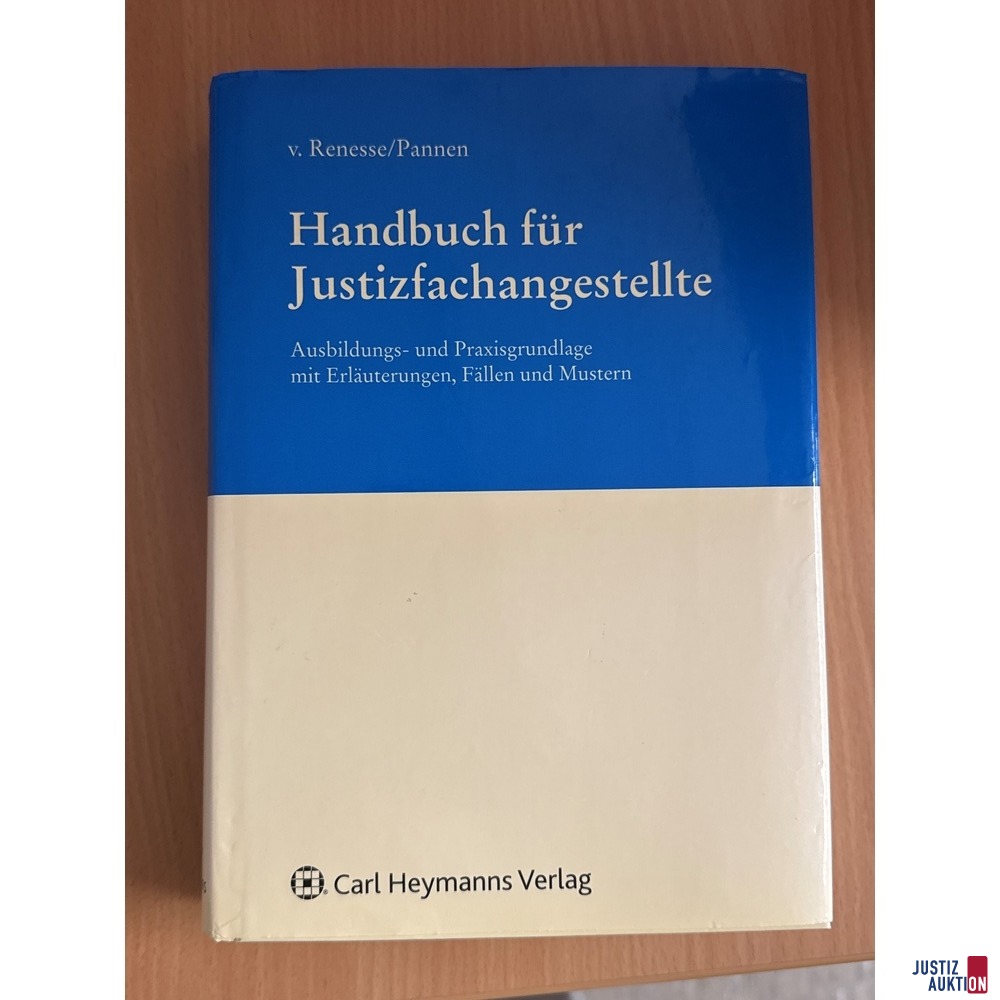 Handbuch für Justizfachangestellte