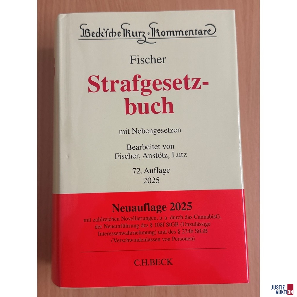 Strafgesetzbuch Auflage 72