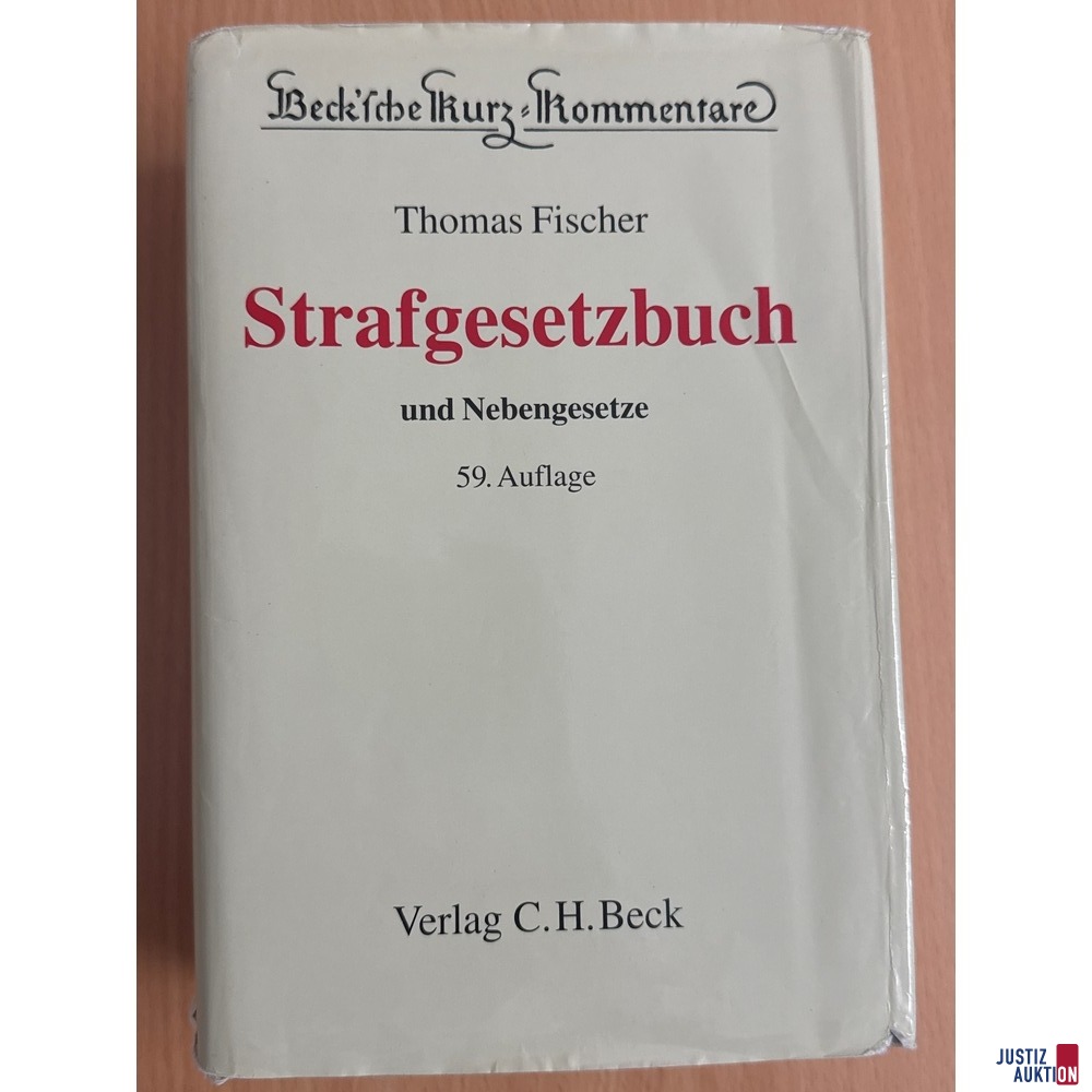 Strafgesetzbuch Auflage 59