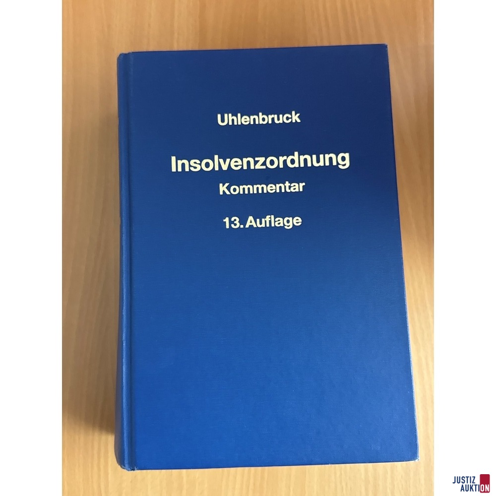 Insolvenzordnung Kommentar Auflage 13