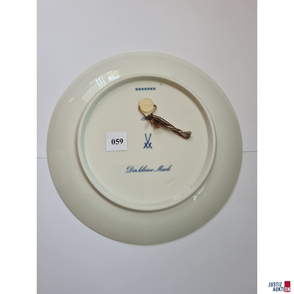 Wandteller Unterseite