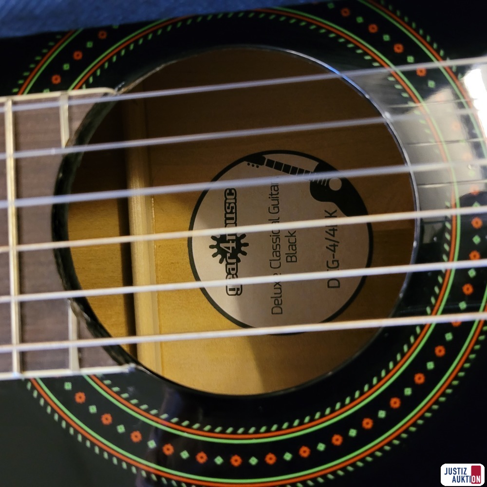 Gitarre gear4music Deluxe Black