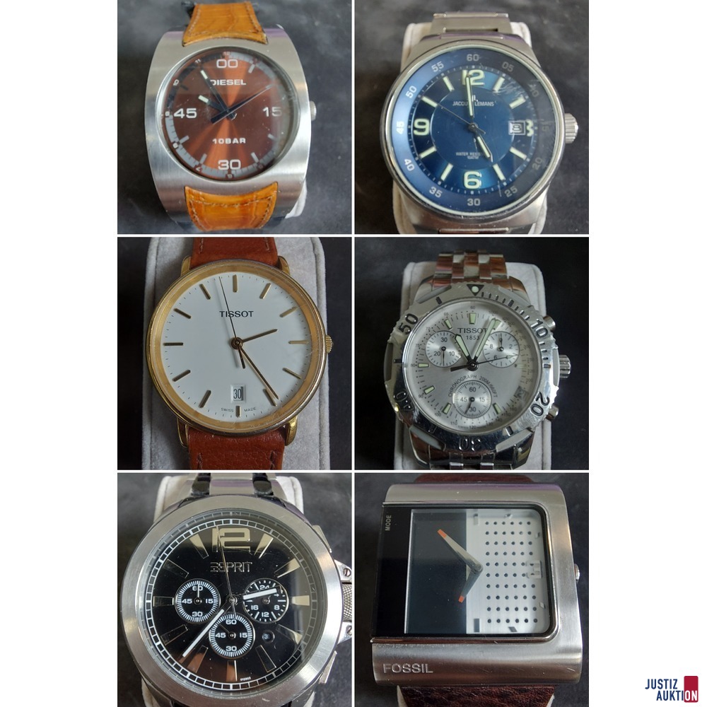 6 Armbanduhren