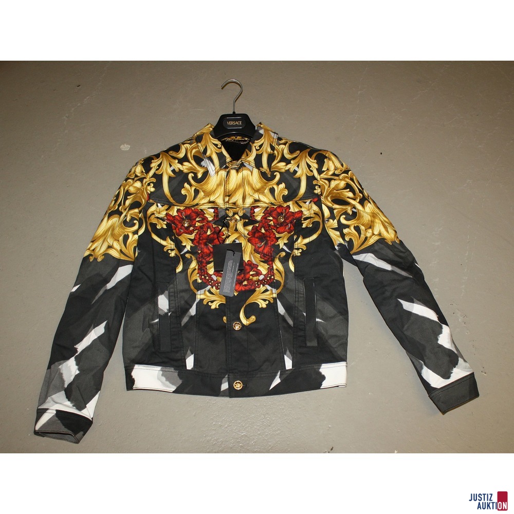 Jacke Versace mit rot/goldenem Aufdruck