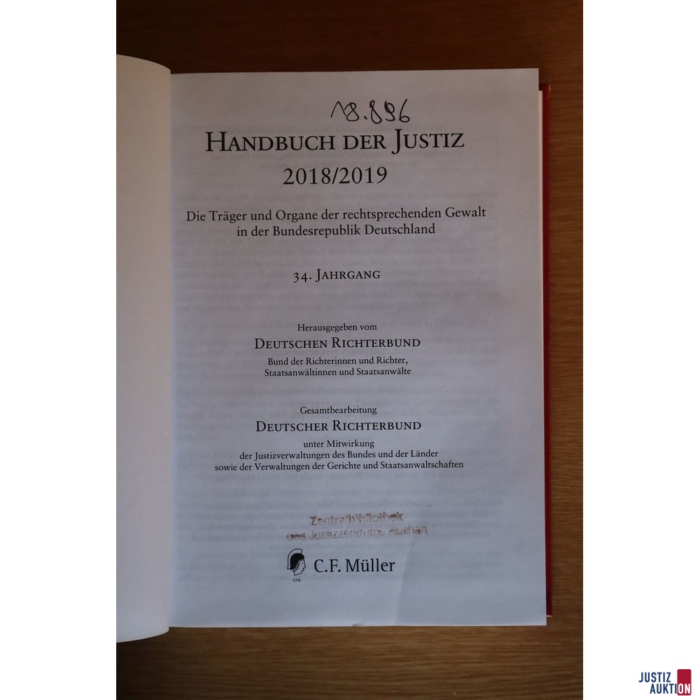 Handbuch der Justiz 2018/2019