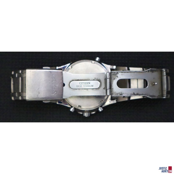 Citizen Armbanduhr R&uuml;ckansicht