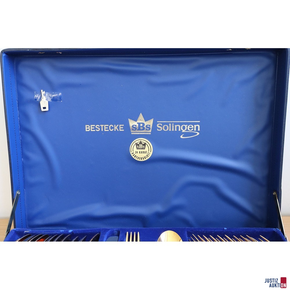 Besteckkoffer offen