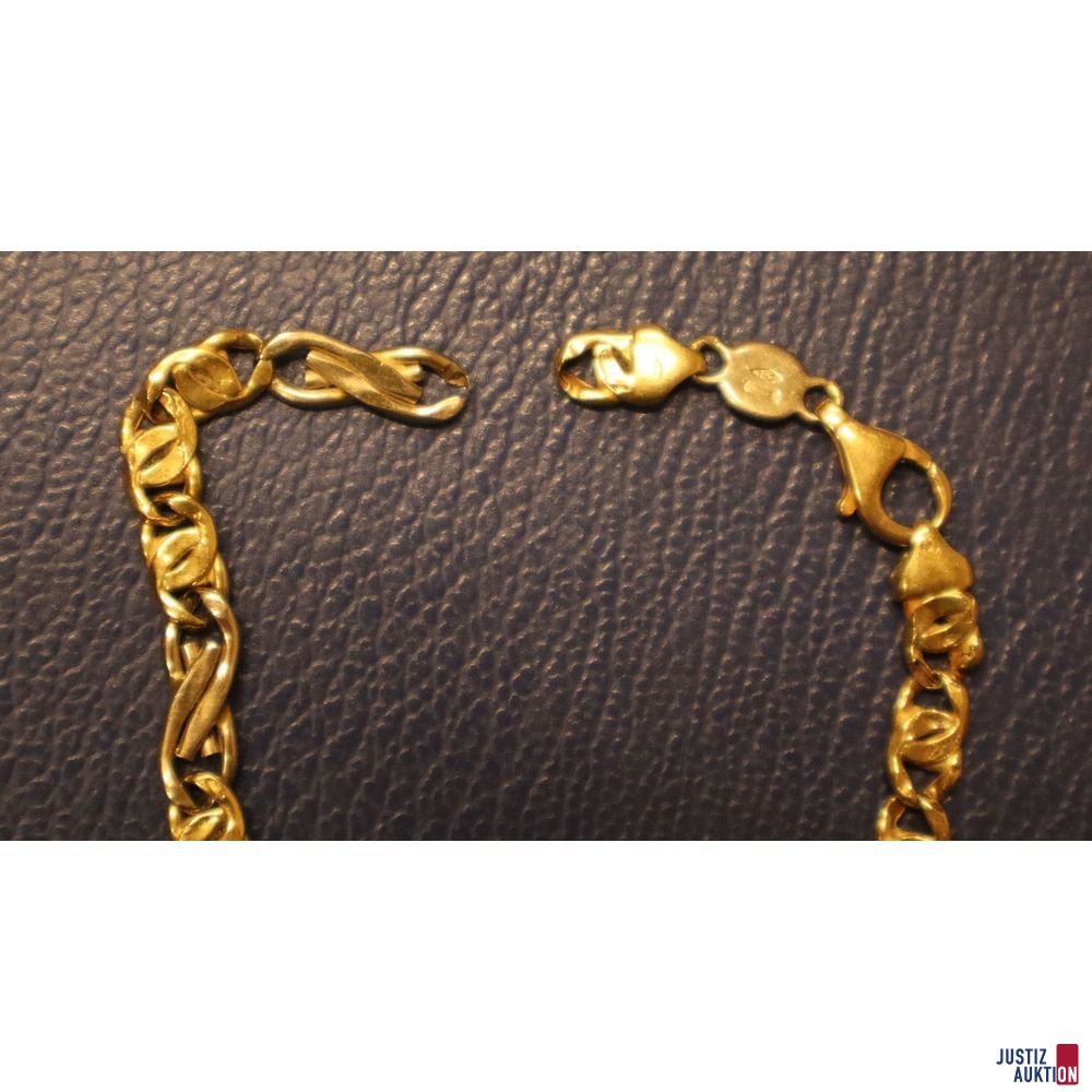 Defekt Goldgliederkette