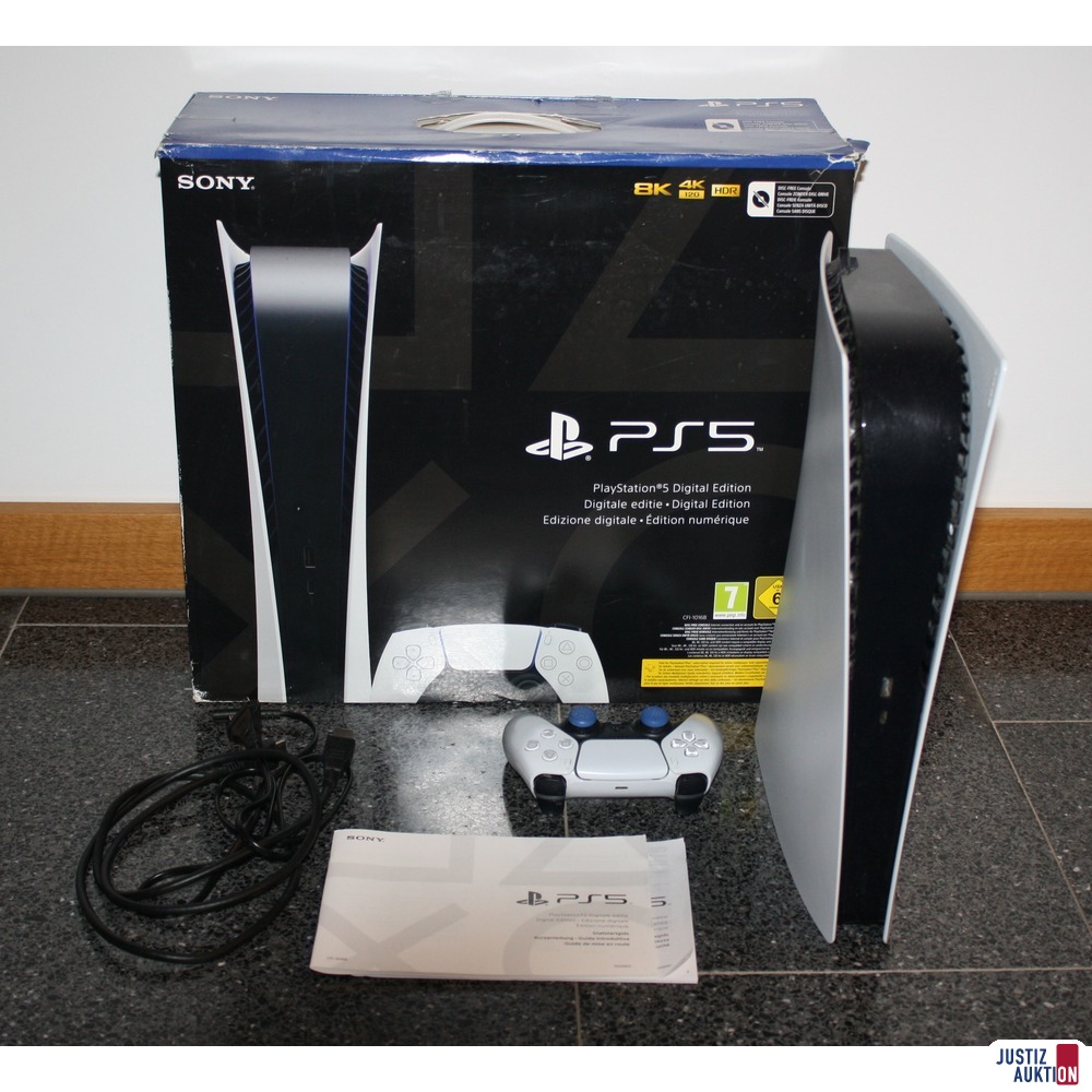 Playstation 5 - Auktionsumfang