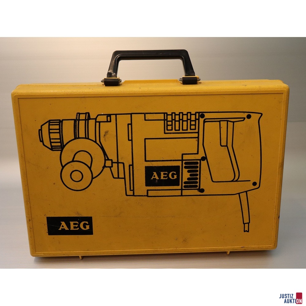 gelber Koffer f&uuml;r Bohrhammer