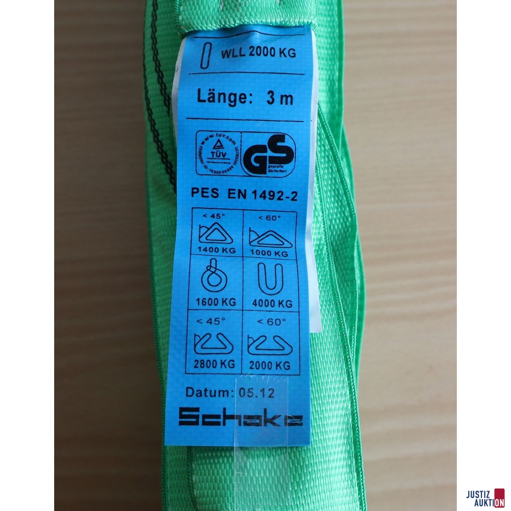 Spanngurt Typenschild