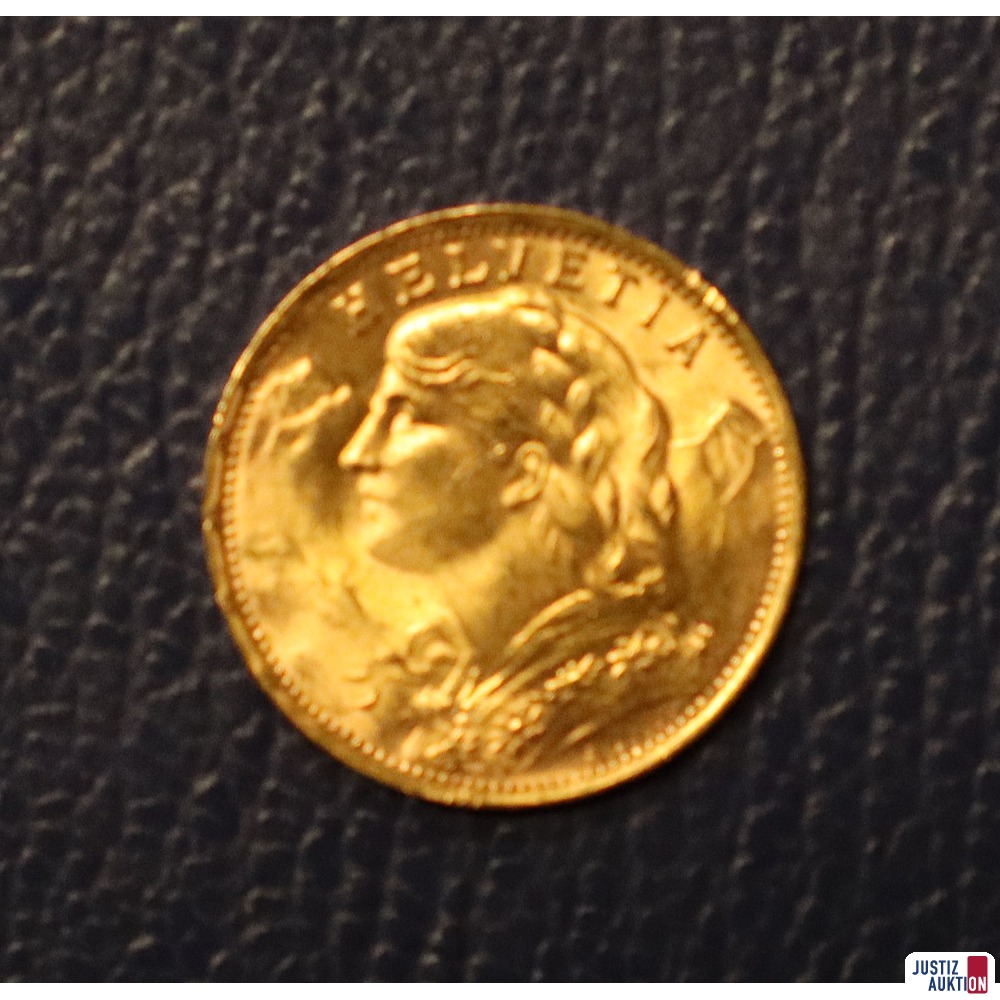 Goldmünze front