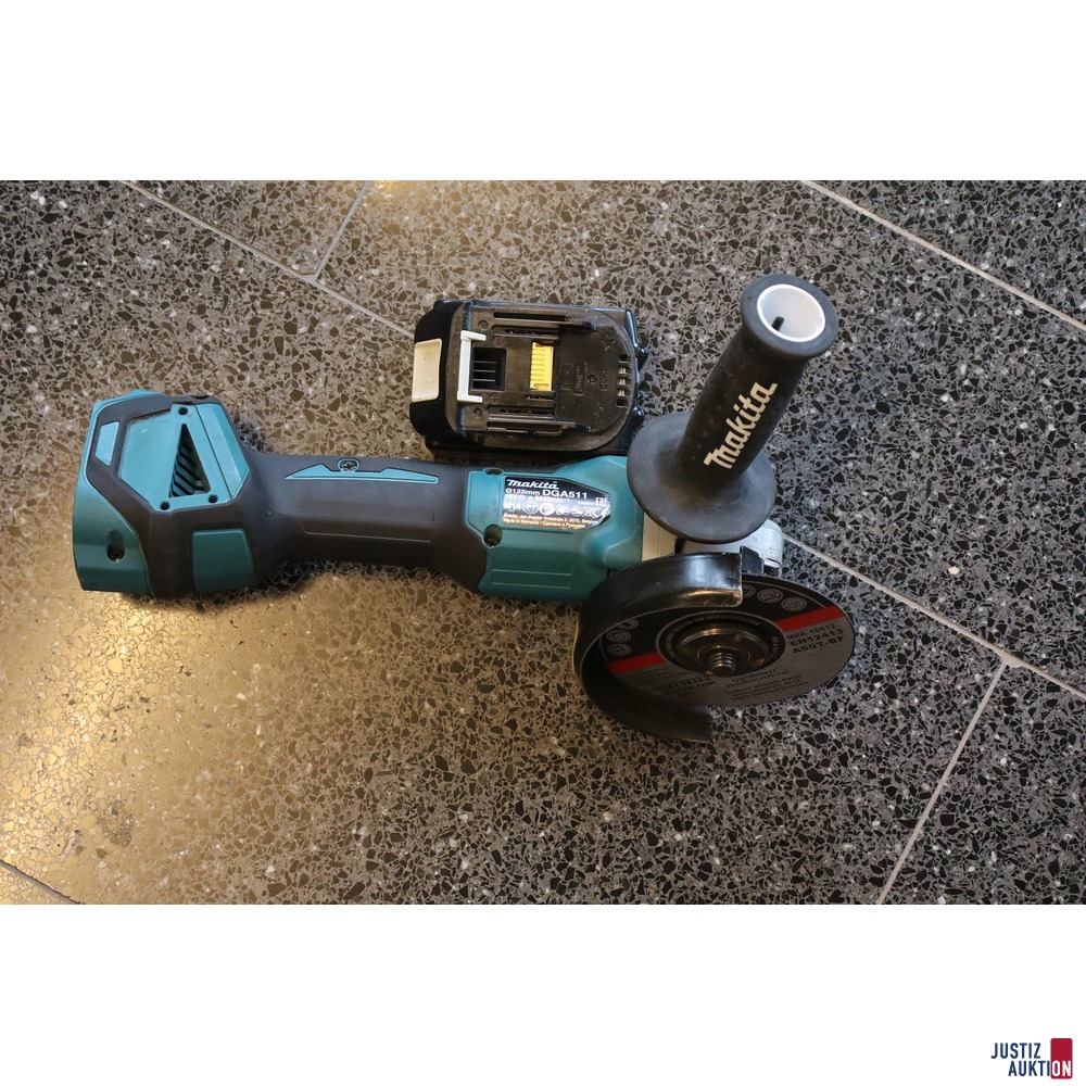 Akku Winkelschleifer Makita DGA511