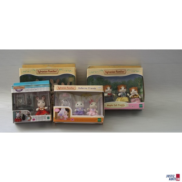 4 Sets von Sylvanian Families
