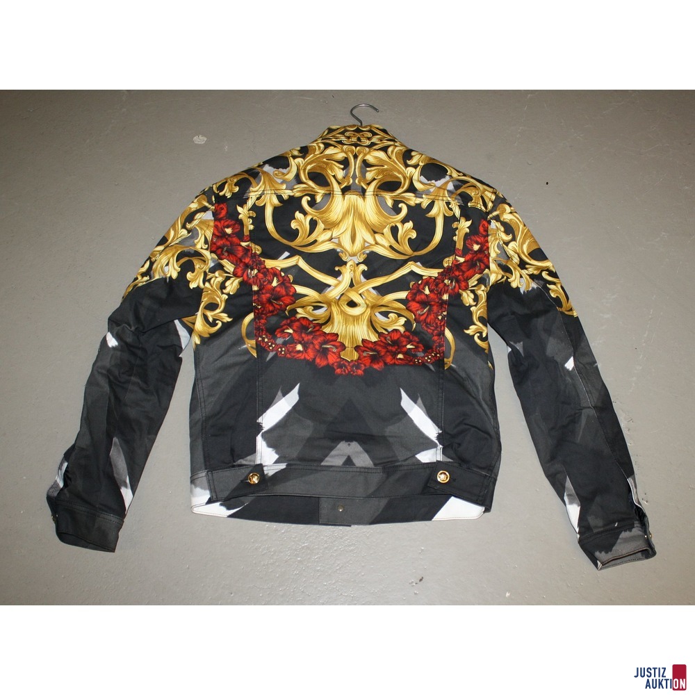 Jacke Versace mit rot/goldenem Aufdruck