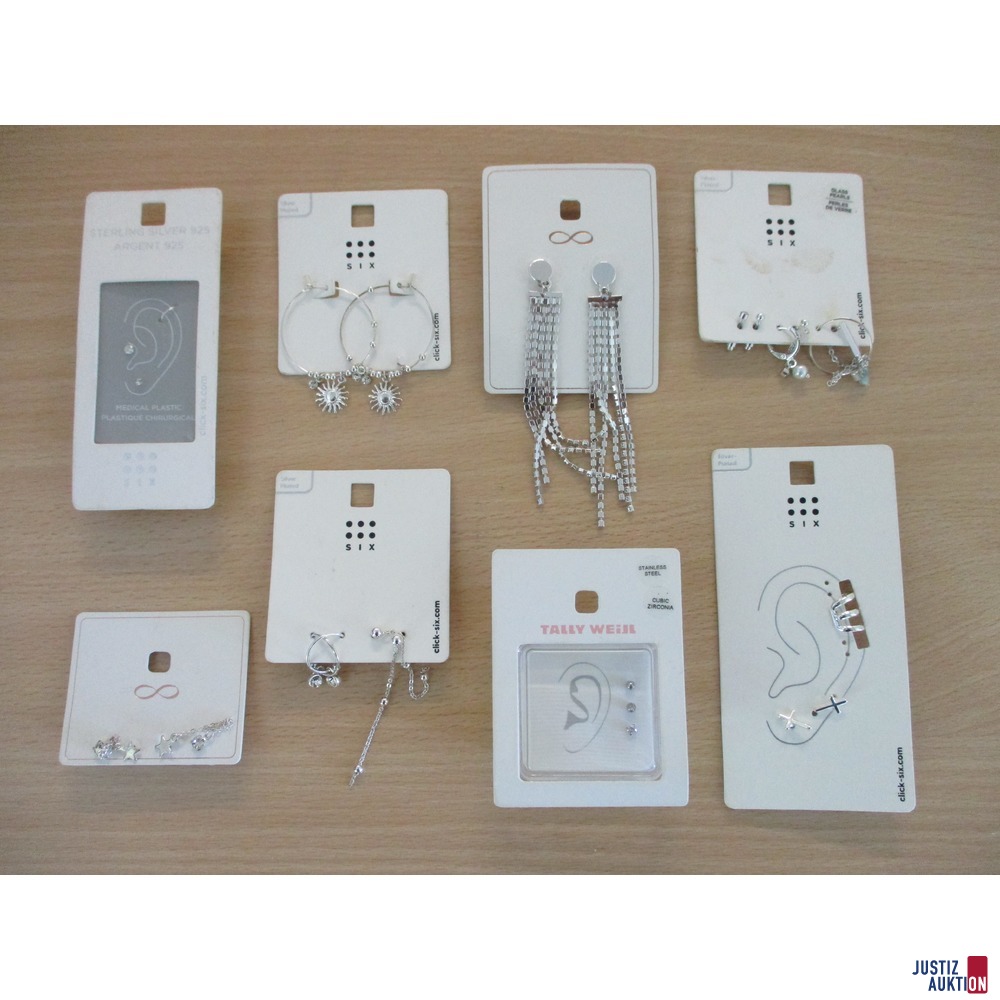 8 Packungen Ohrstecker