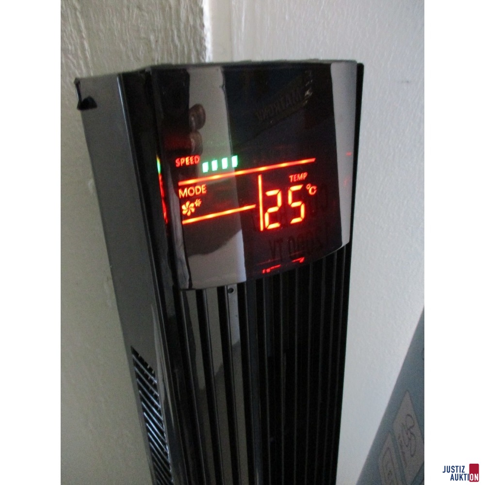 Suntec Turmventilator Display