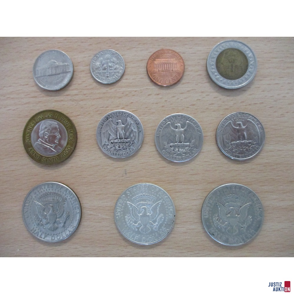 Konvolut Münzgeld (Rückseite)