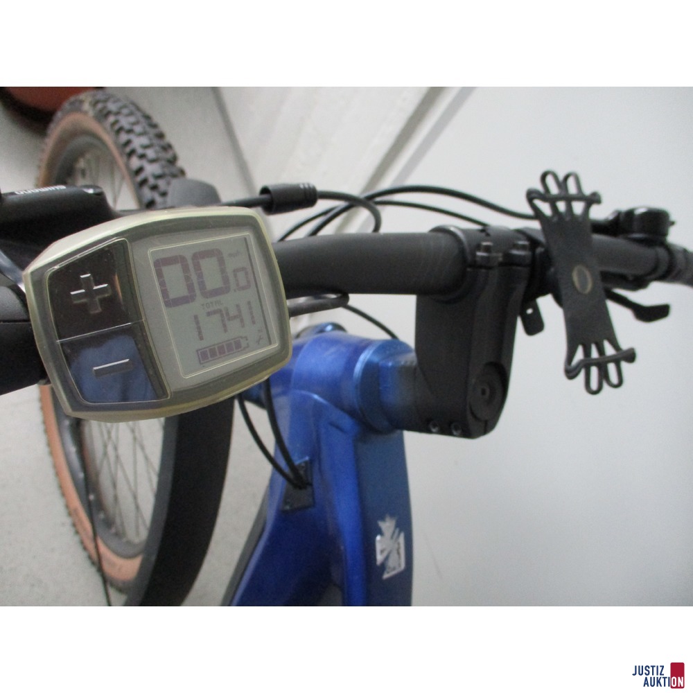 Cube E-Bike Ansicht Lenker mit Tacho