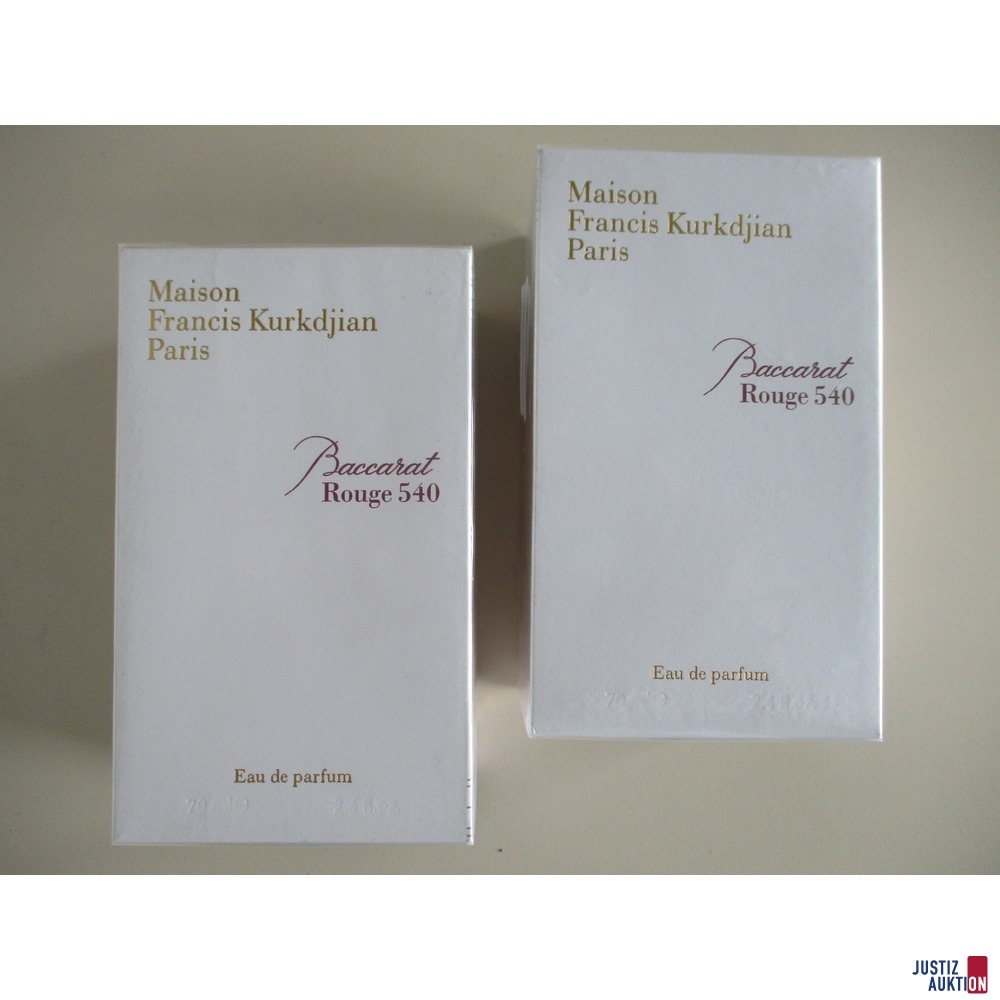 2x Maison Francis Kurkdjian Paris Eau de Parfum je 70ml Vorderansicht