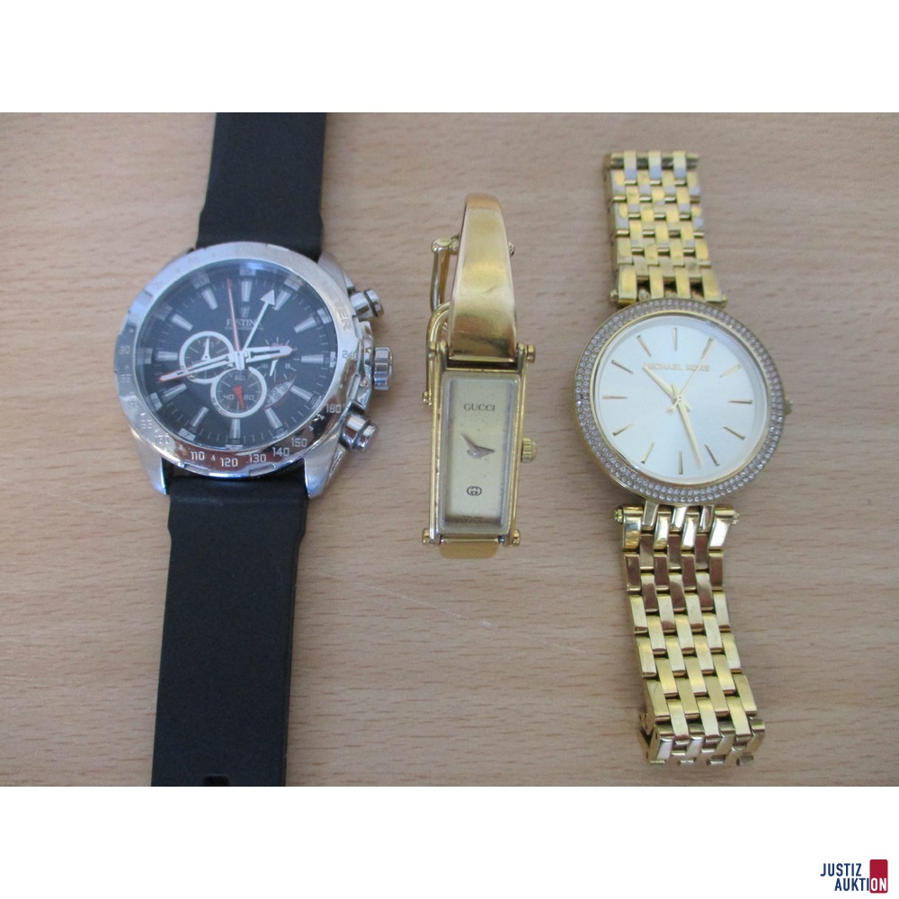 Armbanduhren FESTINA, GUCCI u. Michael Kors