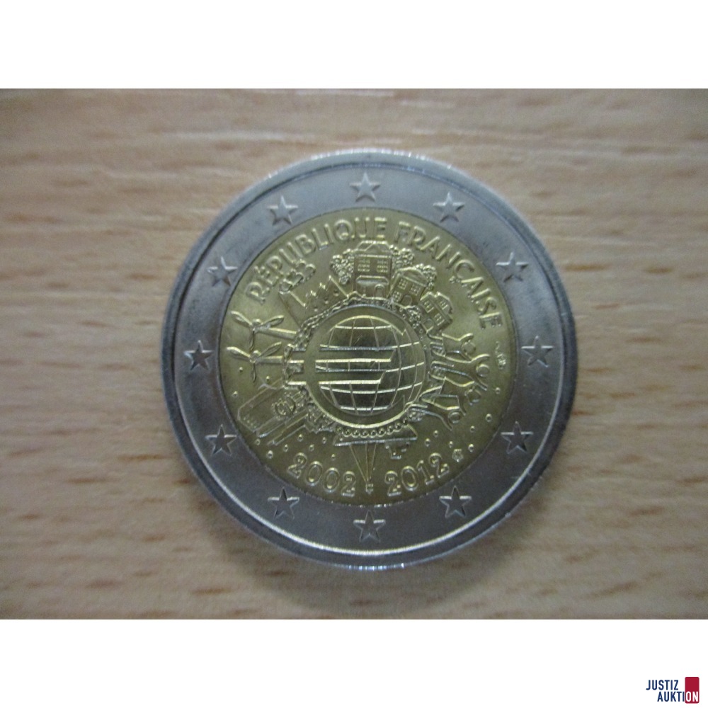 2-Euro-Münze Frankreich