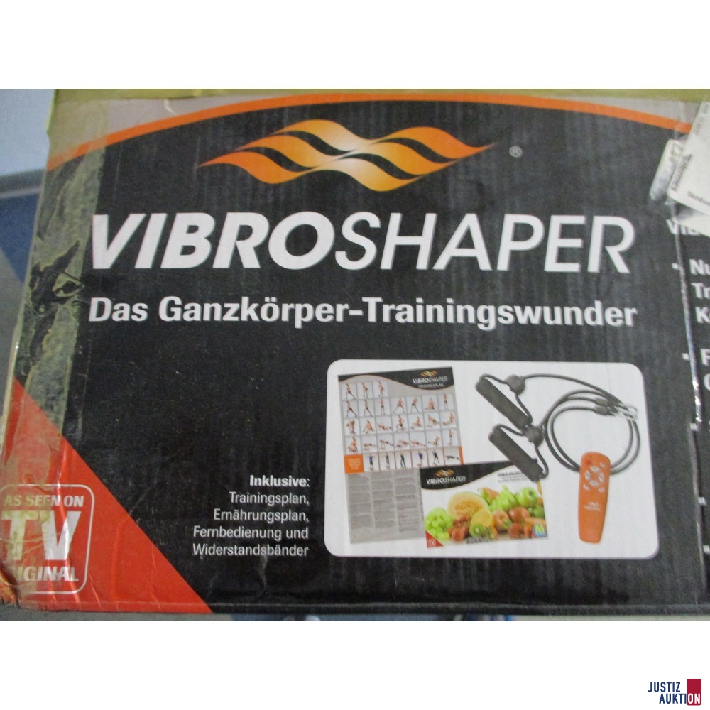 Vibro Shaper Info auf Originalverpackung