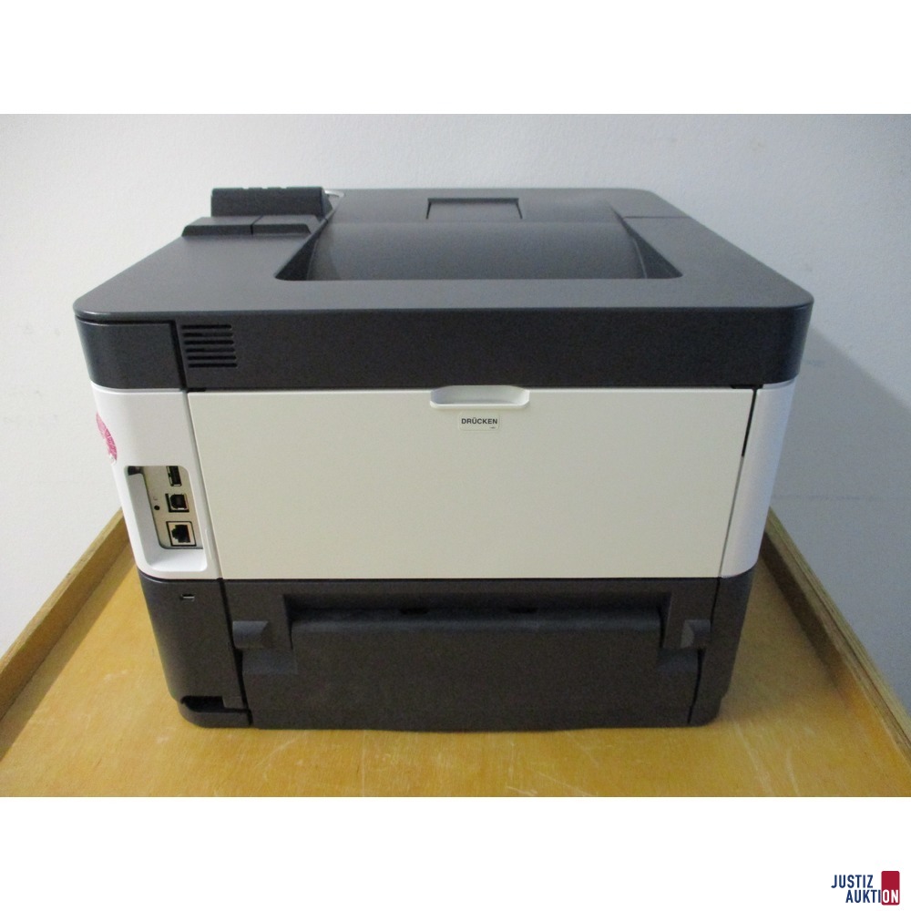Drucker Kyocera Ecosys P3045dn (Rückansicht ohne Zusatzschächte)