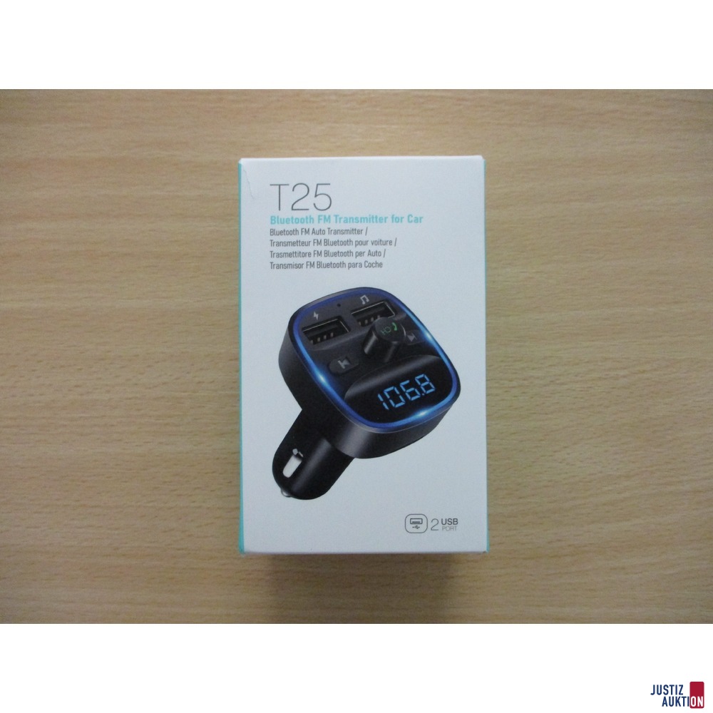 1 T25 Bluetooth FM Transmitter for Car (#176748)