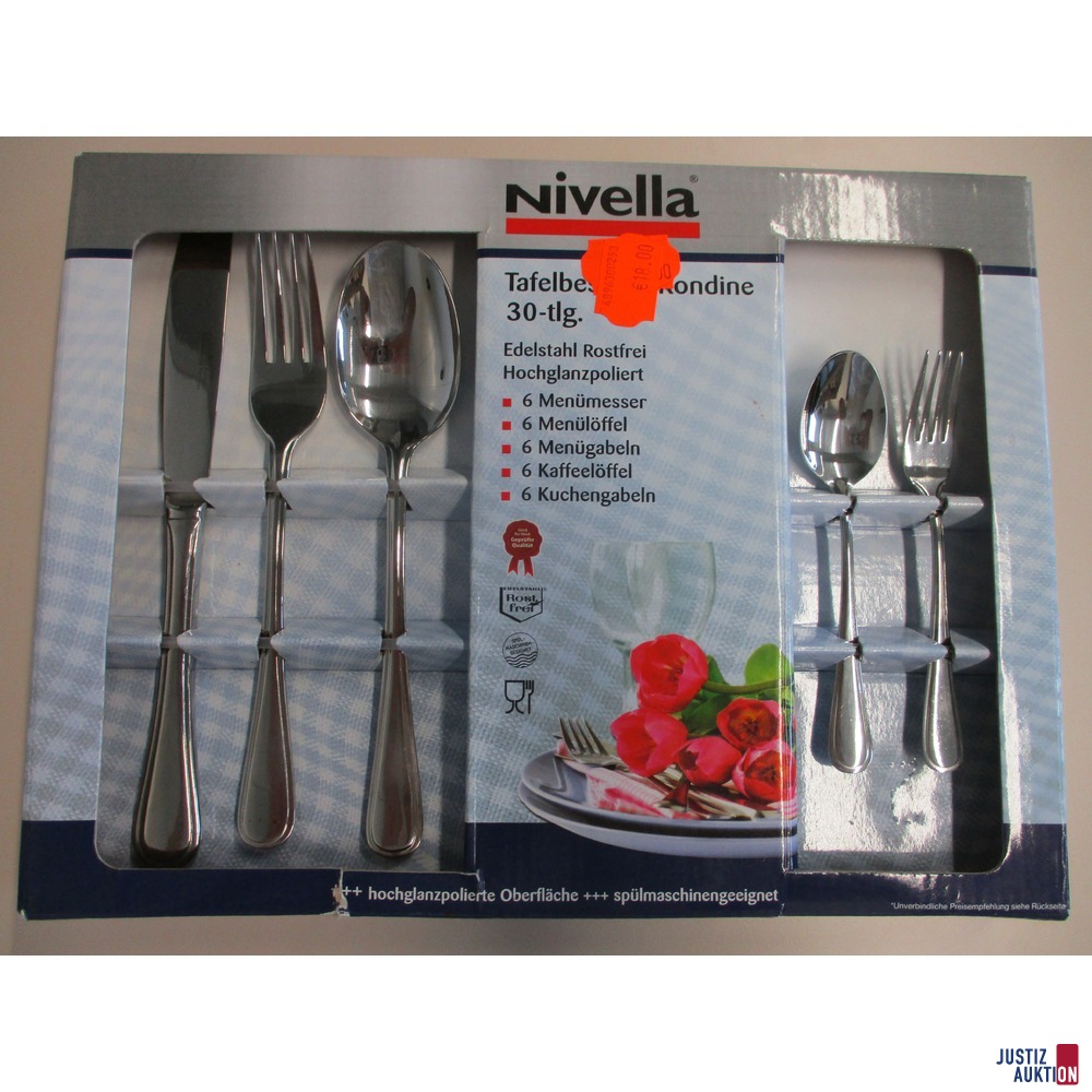 Nivella Tafelbesteck 30-teilig Vorderansicht