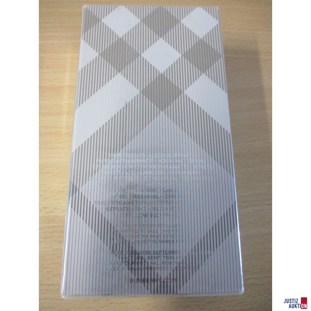 Eau de Toilette Burberry Brit for her 100ml Rückansicht