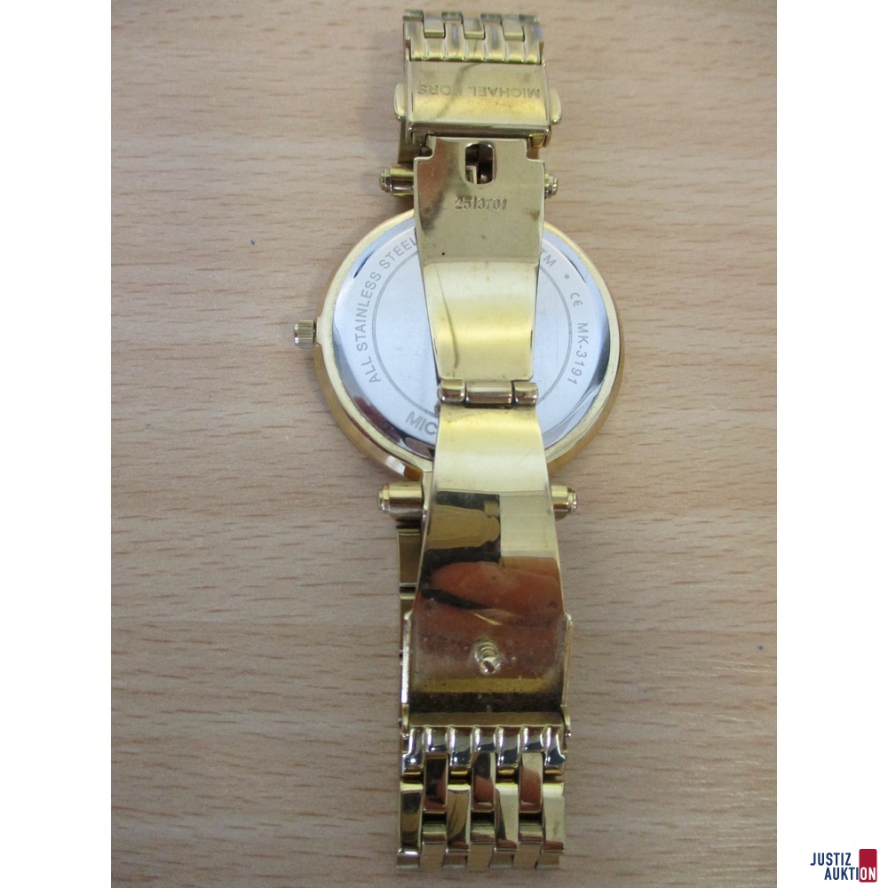 Armbanduhr Michael Kors Rückansicht