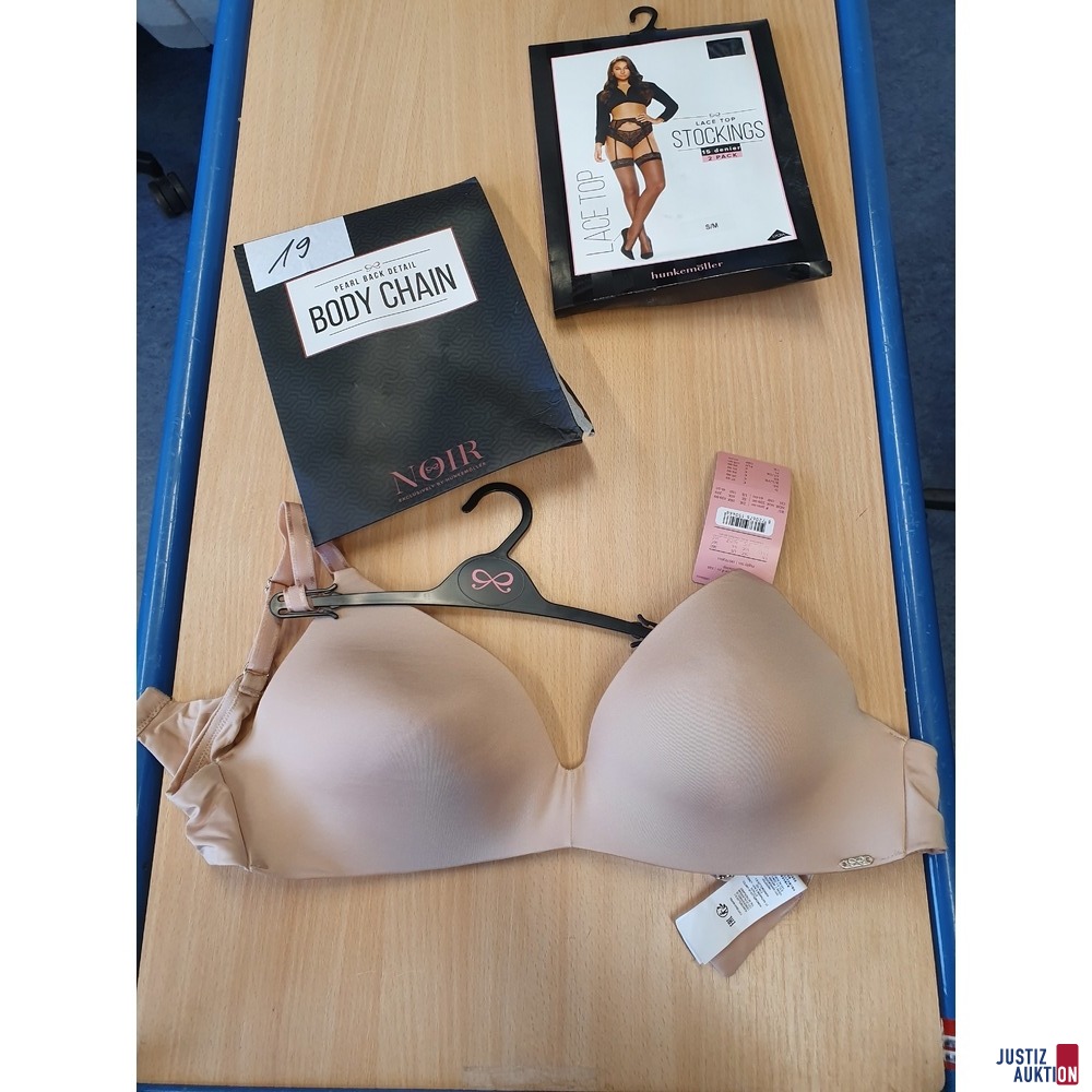BH hautfarben, Body-Chain, 2er Pack Lace Top Stockings