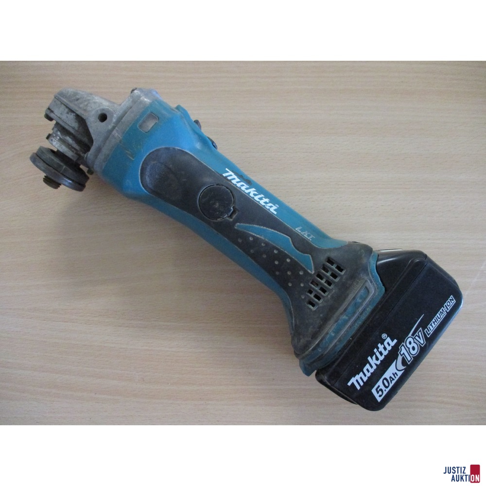 Makita Akku-Winkelschleifer BGA452