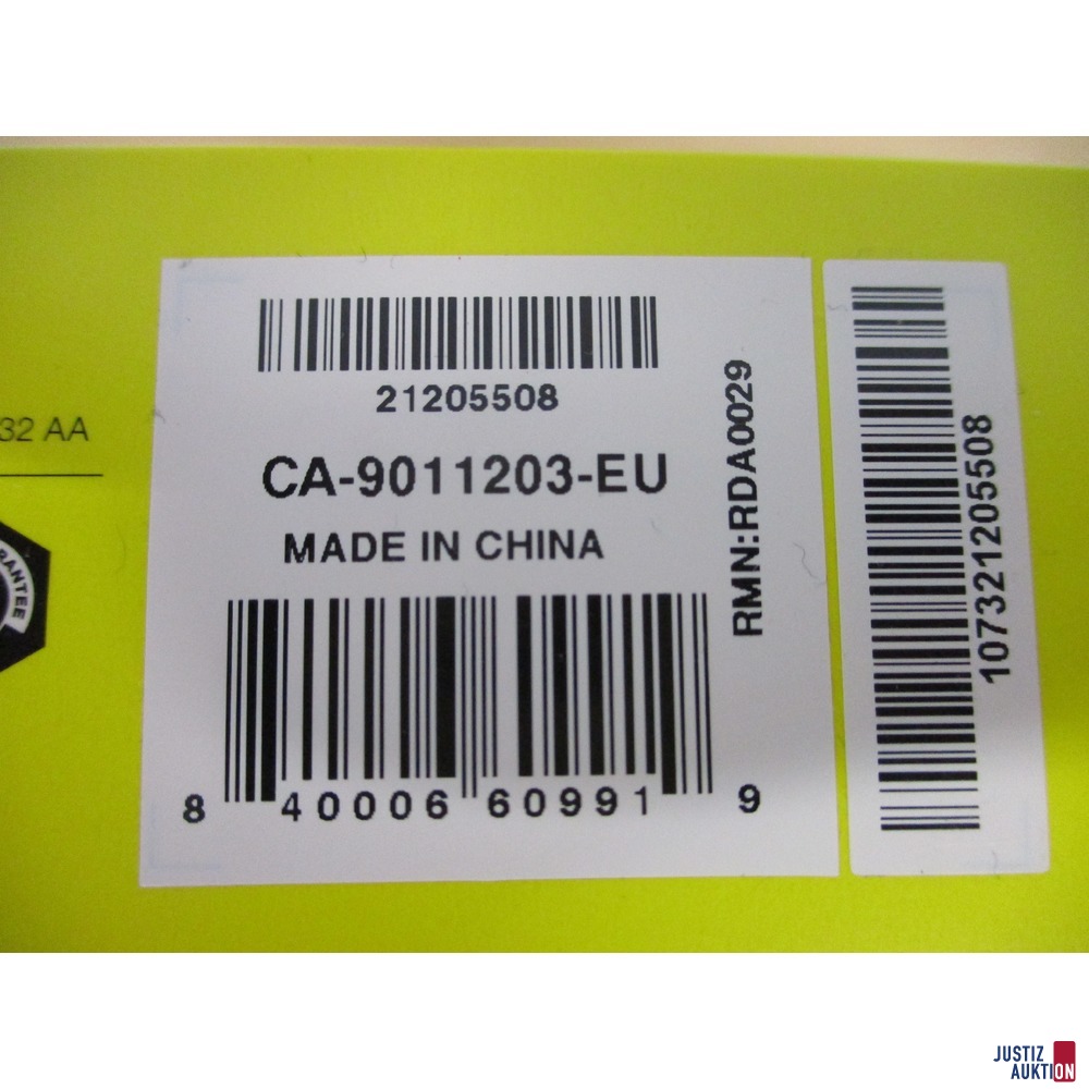 CORSAIR Gaming Head-Set Typenschild