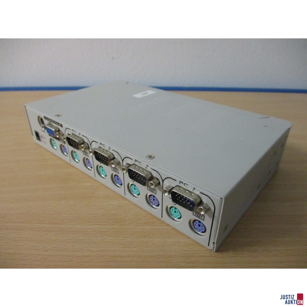 Equip SW 0403 C KVM Switch (Rückansicht)