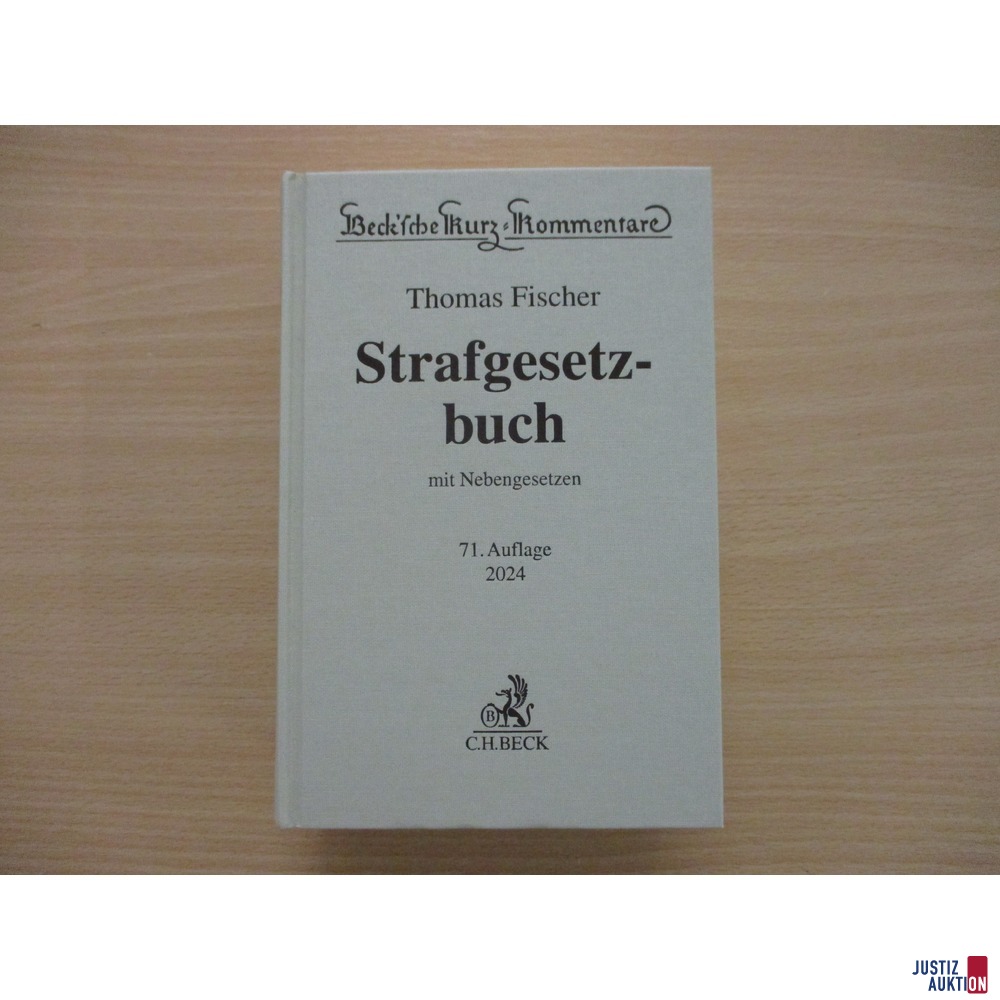 Strafgesetzbuch (StGB) Kommentar Fischer 71. Auflage