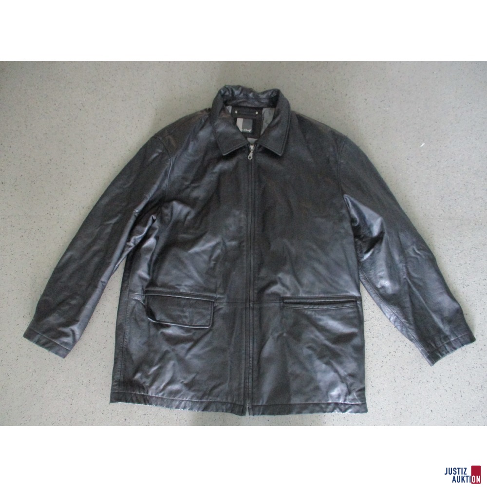 Lederjacke Henry Morell (Vorderansicht)