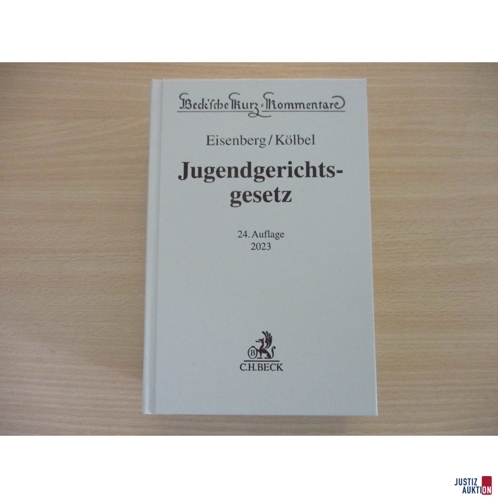 Jugendgerichtsgesetz (JGG) Kommentar Eisenberg/Kölbel (24. Auflage 2023)
