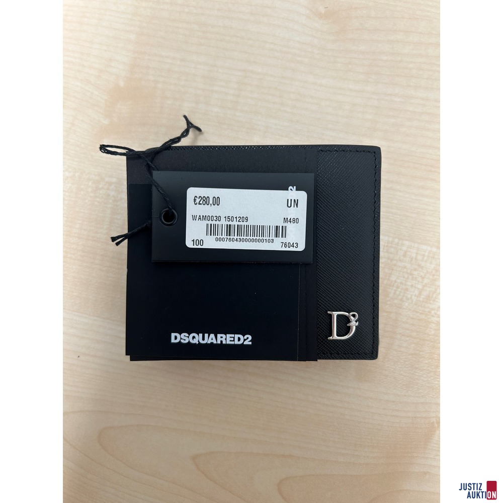 Geldb&ouml;rse mit Etikett