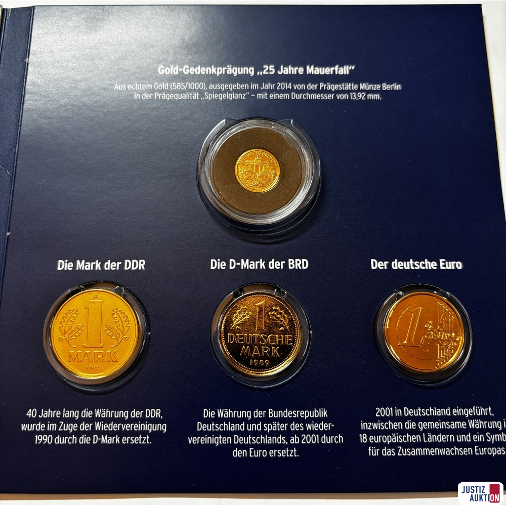 4 Gedenkprägung "25 Jahre Mauerfall"